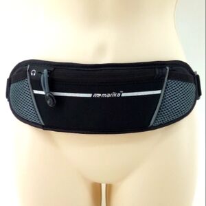 Marika Slim Reflective Waist Pack Run Jog Walk Hiking Holds Cell Keys Toggle
